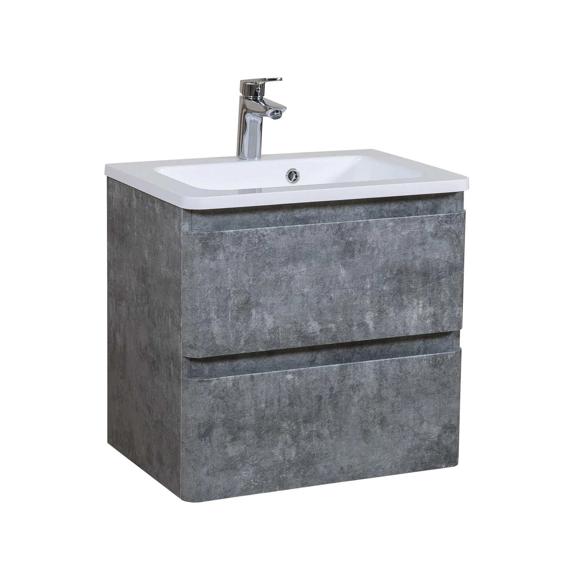 Mobilier de baie suspendat Accent gri Aqua Rodos