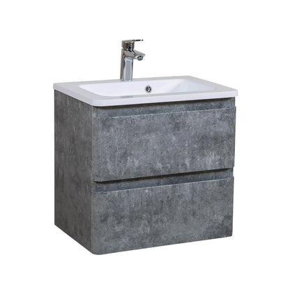 Mobilier de baie suspendat Accent gri Aqua Rodos