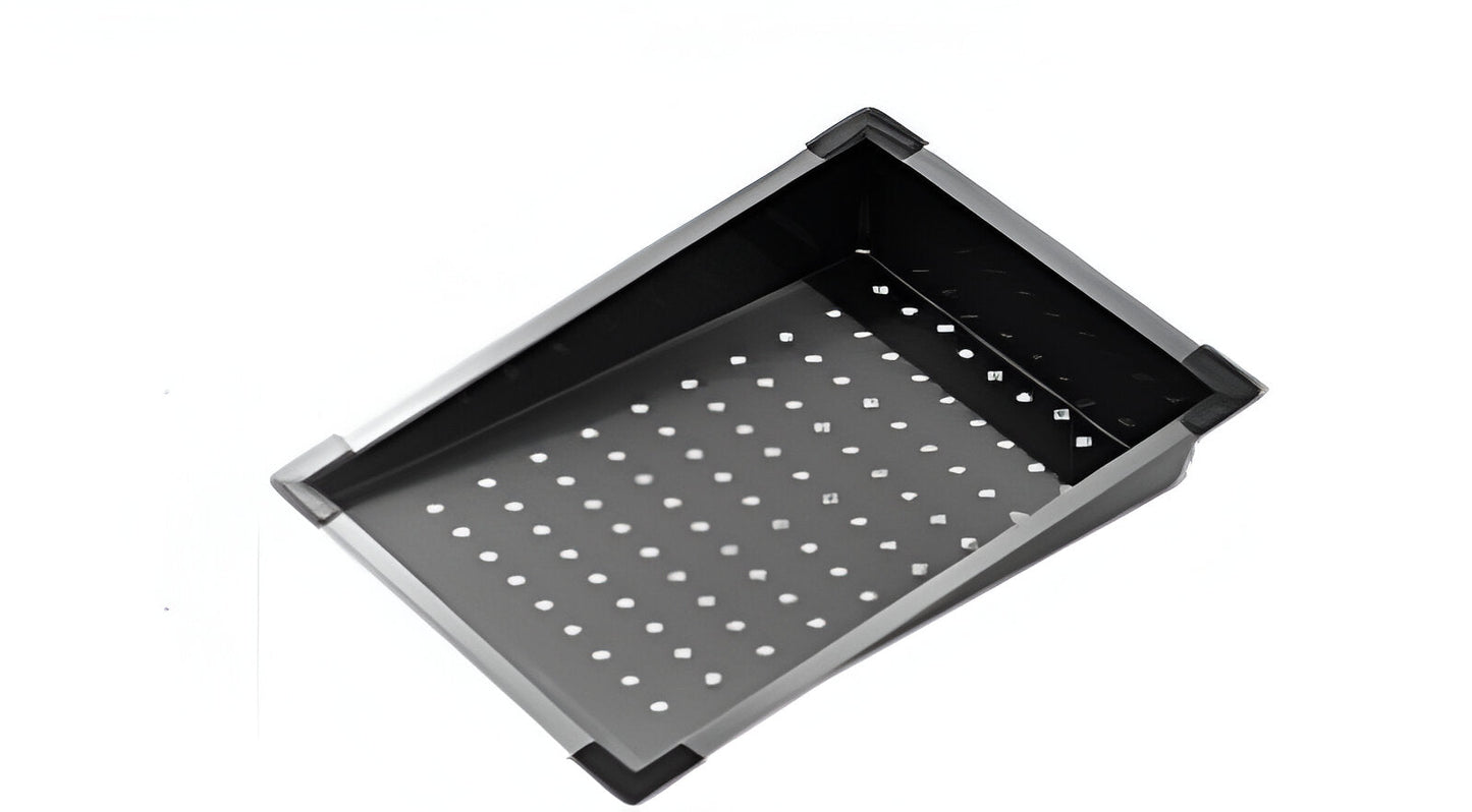 Multifunktionale Küchenspüle – Anthrazitgrau  75 × 45 × 22 cm | Mit digitaler Armatur &amp; Wasserfall