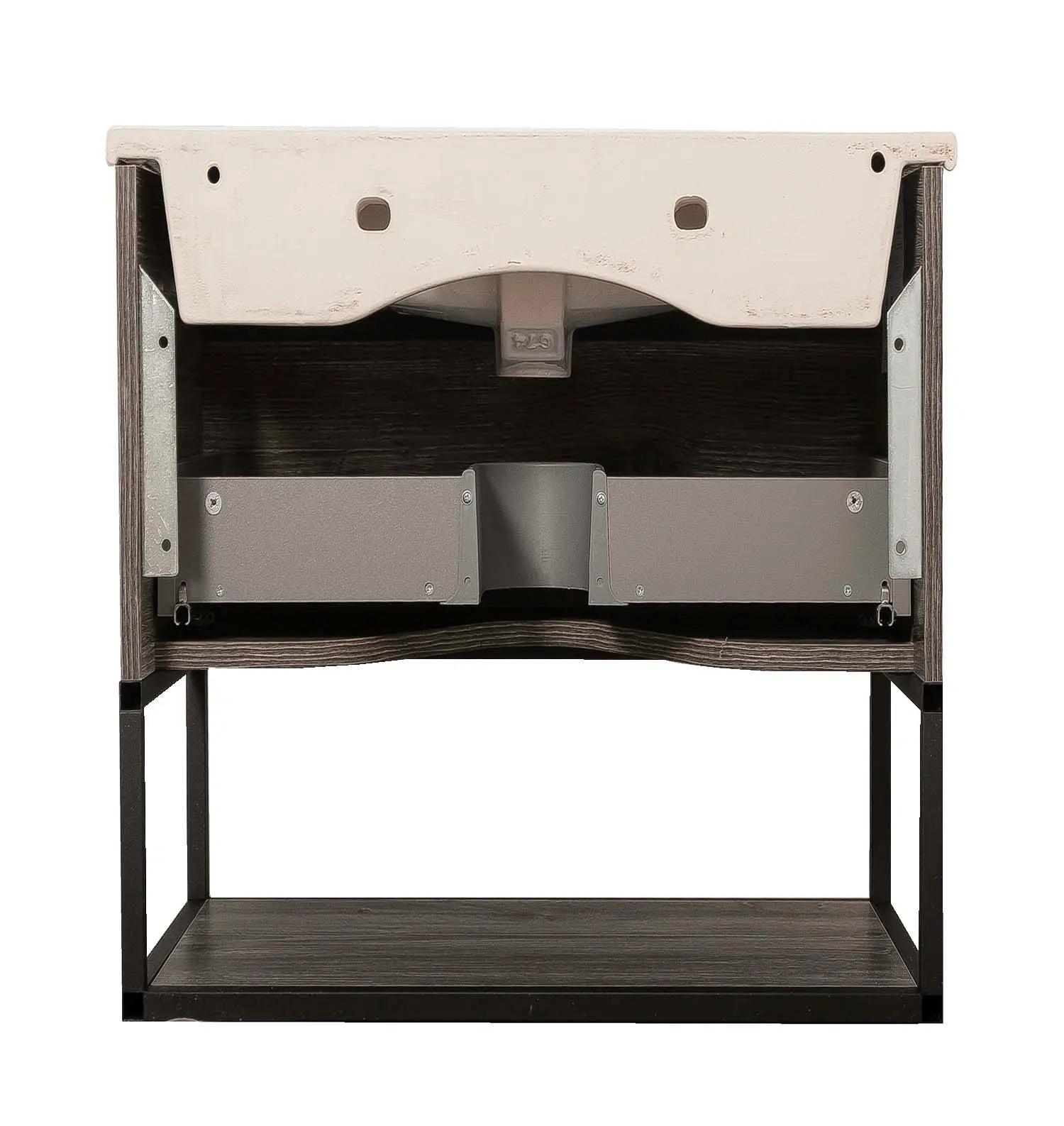 Mobilier de baie suspendat Loft Iron, Oak moras Aqua Rodos