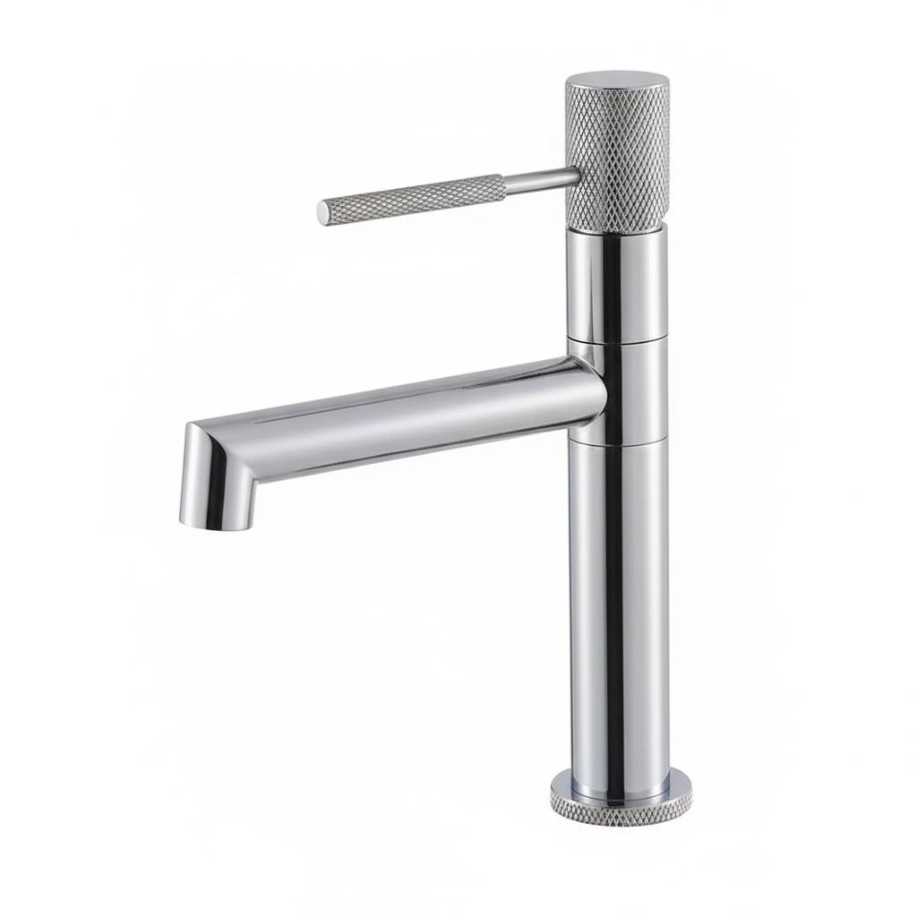 Baterie lavoar rotativă H-slim – inox premium