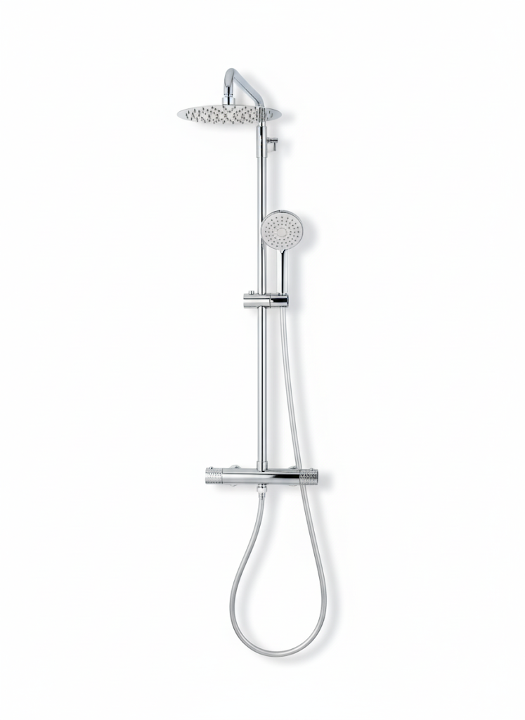 Thermostatic Lux Chrome – Thermostat-Duschset für Komfort und Premium-Design