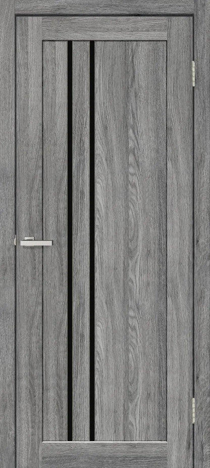 Ușă interior Lego 05 Eugene Oak – cu decor vertical, complet echipată și toc reglabil Omis