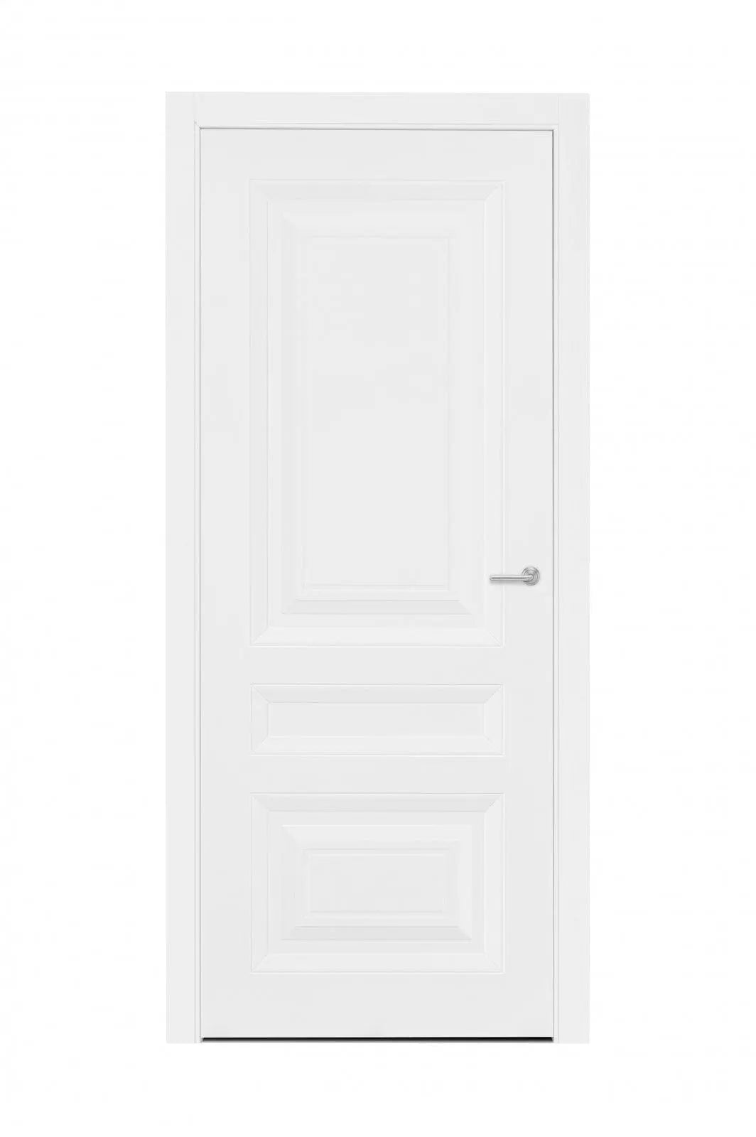 Ușă interior Smart 3 albă mată – complet echipată, cu toc reglabil Rezult