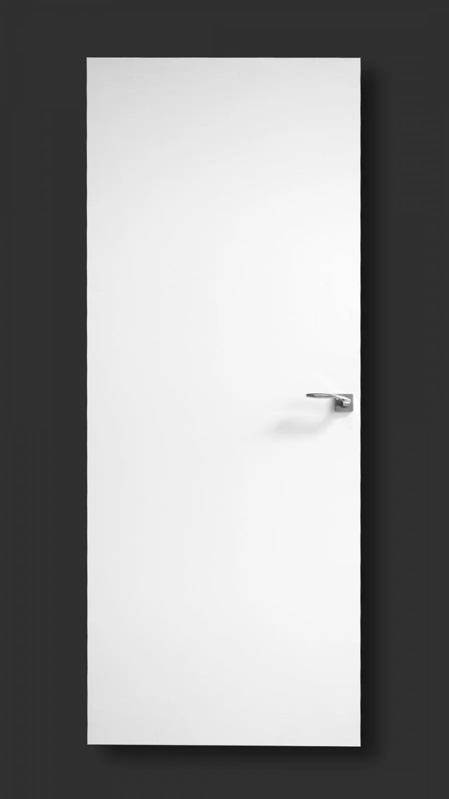 Ușă de interior Pulls alb mat cu toc reglabil – design discret, complet echipată, livrare rapidă Rezult