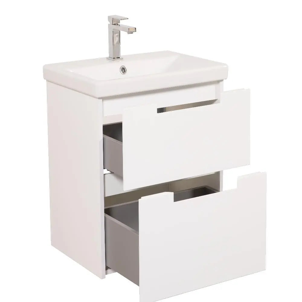 Mobilier de baie suspendat Infinity, Alb Aqua Rodos