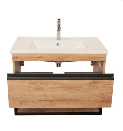 Mobilier de baie suspendat Loft Iron, Seville Aqua Rodos