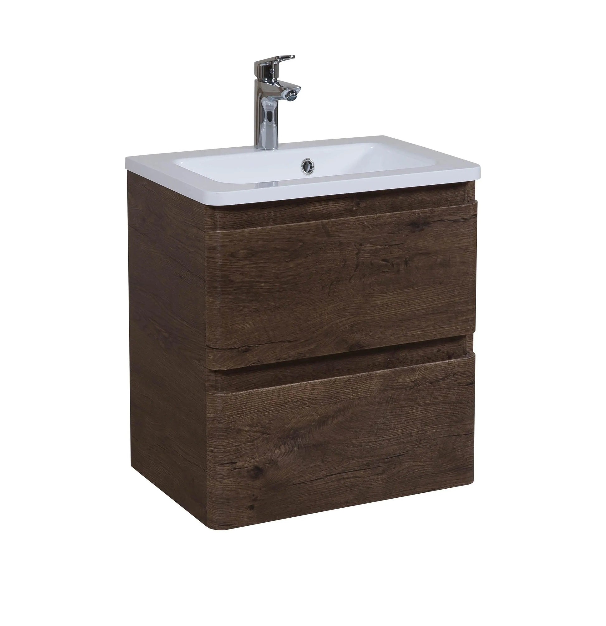 Mobilier de baie suspendat Accent castan Aqua Rodos