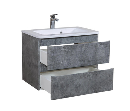 Mobilier de baie suspendat Accent gri Aqua Rodos