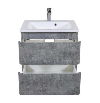 Mobilier de baie suspendat Accent gri Aqua Rodos